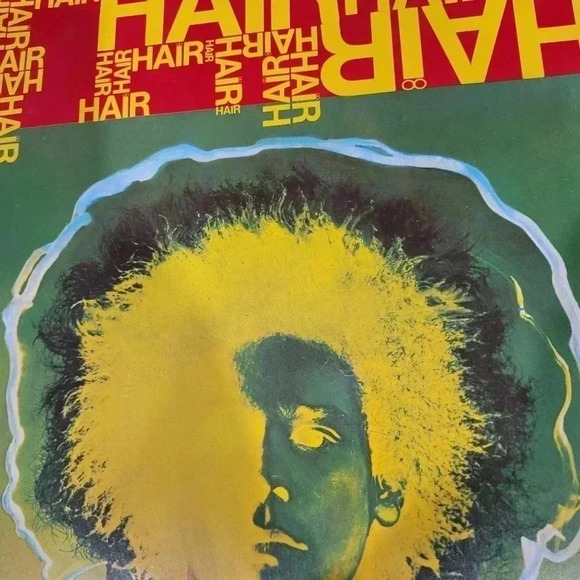 HAIR 1968 LP made in England Polydor Stero London Cast - Picture 2 of 7